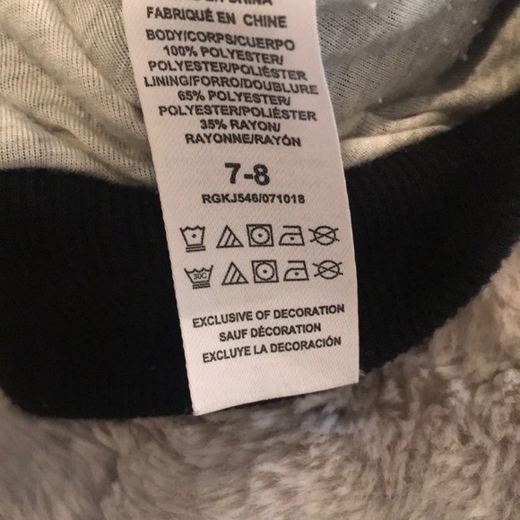 Girls Splendid faux fur bomber jacket - Picture 6 of 6